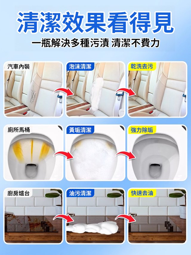 多功能清潔慕斯