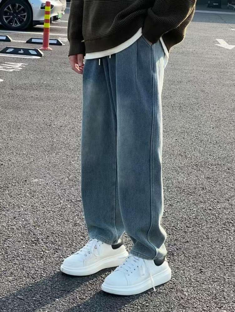 日系水洗牛仔褲