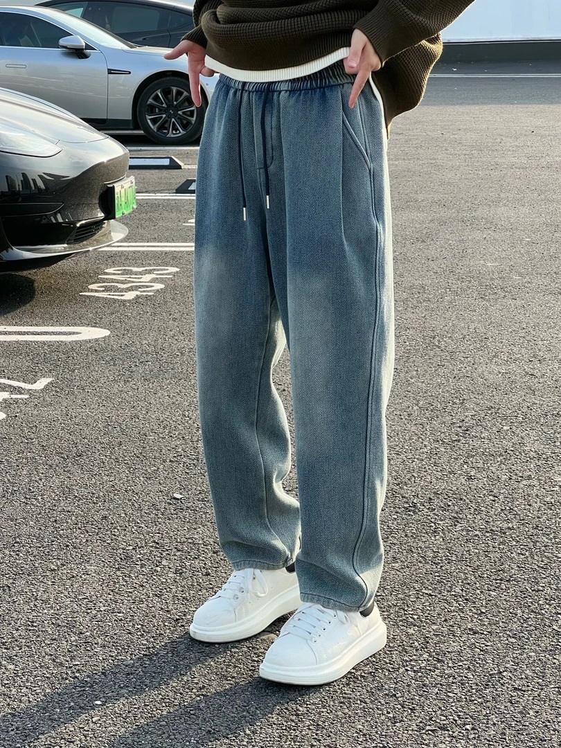 日系水洗牛仔褲