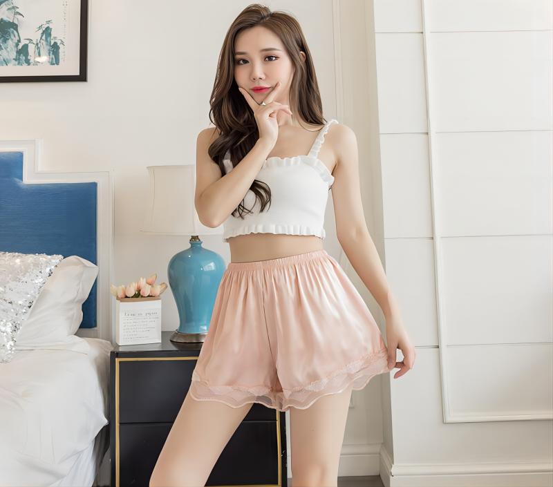 蕾絲冰薄安全褲