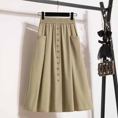 薄款高腰半身裙 