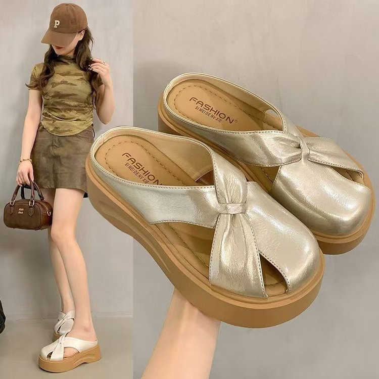 厚底增高涼拖鞋