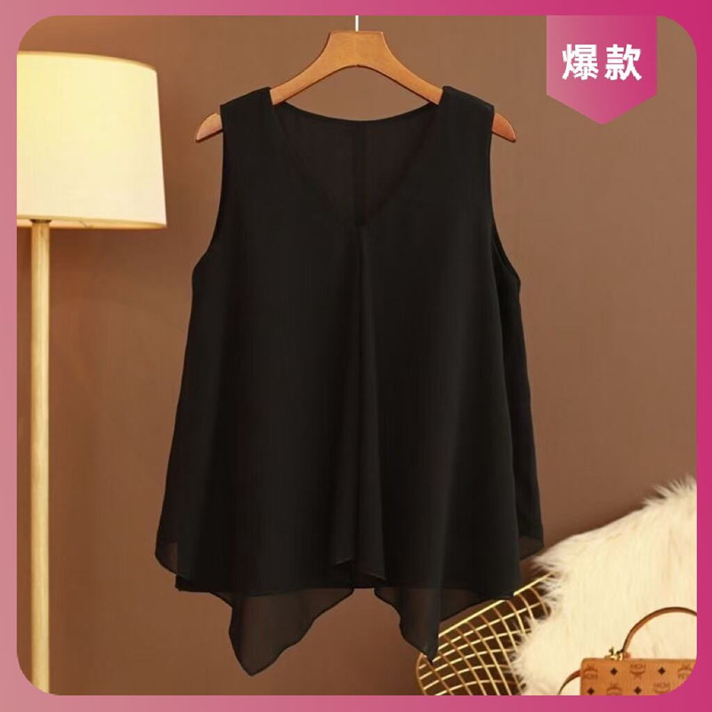 雪紡衫無袖背心