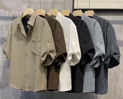 輕熟冰絲五分袖